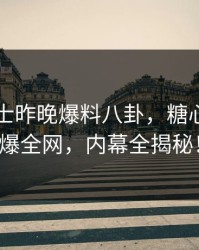 业内人士昨晚爆料八卦，糖心Vlog引爆全网，内幕全揭秘！