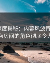 秀人网深度揭秘：内幕风波背后，大V在酒店房间的角色彻底令人意外