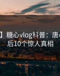 【独家】糖心vlog科普：唐心volg背后10个惊人真相